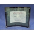 Curved Certificate, Photograph, Award Display Frame